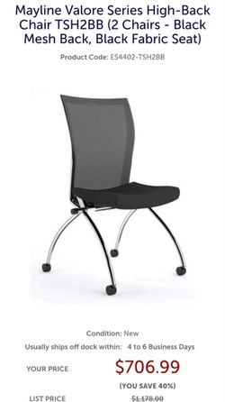 Folding /armless High-Back  office/home da Chairs .
