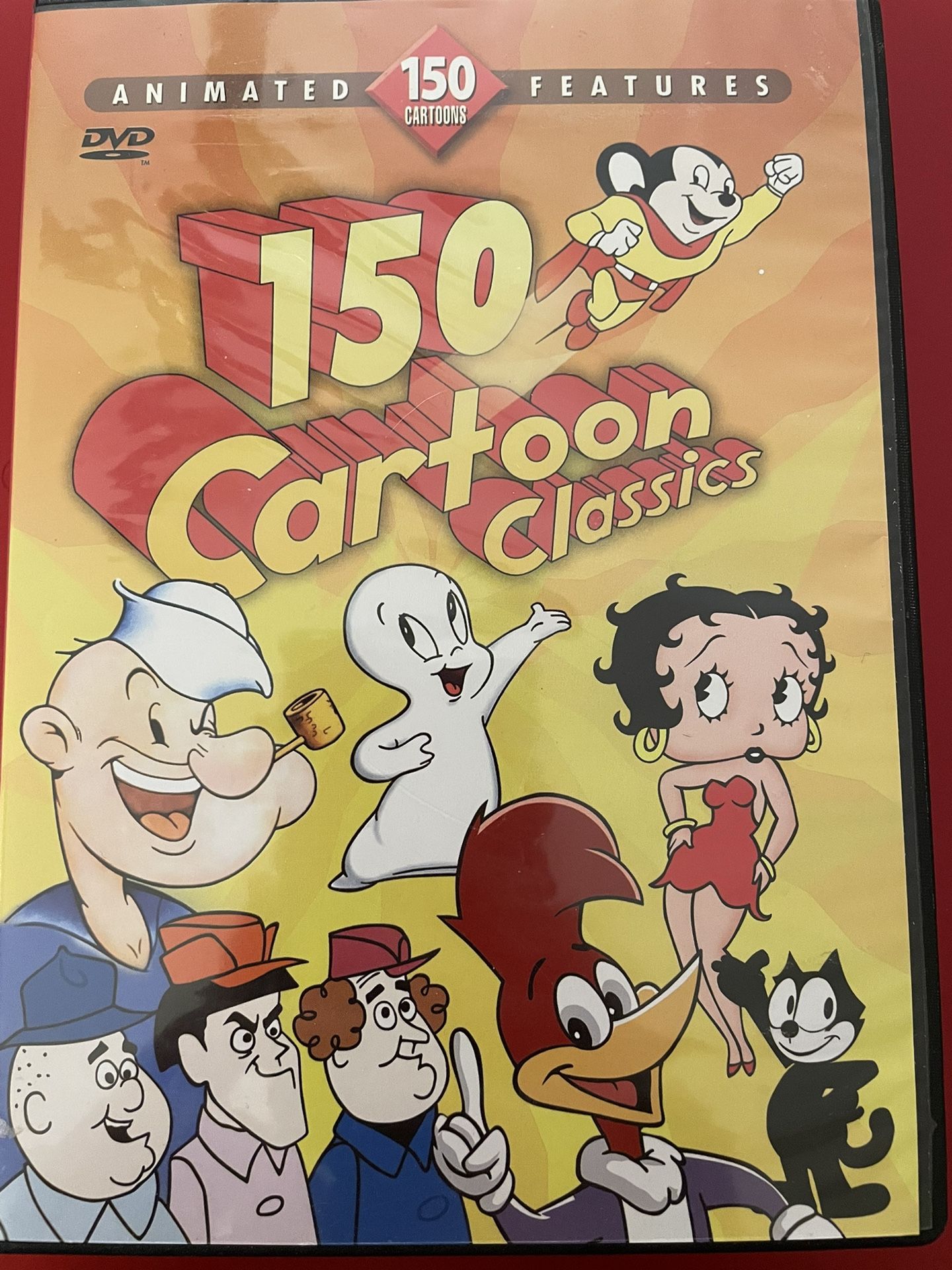 150 CARTOON CLASSICS (DVD) 3-DISC SET