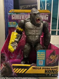 Godzilla x kong 13” mega deluxe power punch kong
