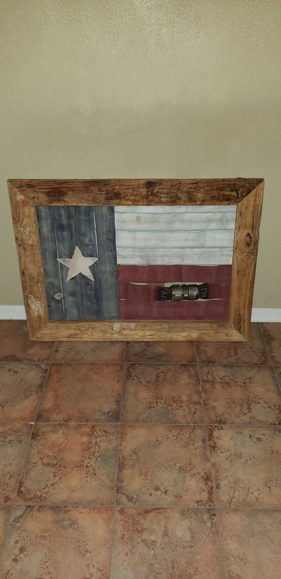 Fire Hose Texas Flag