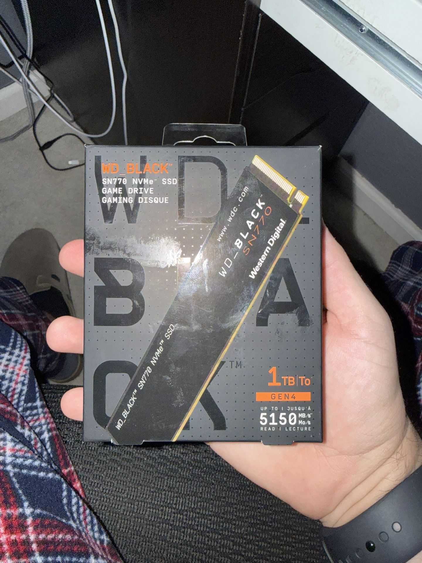 WD Black SN770 1TB NVMe Gen4 SSD – Brand New