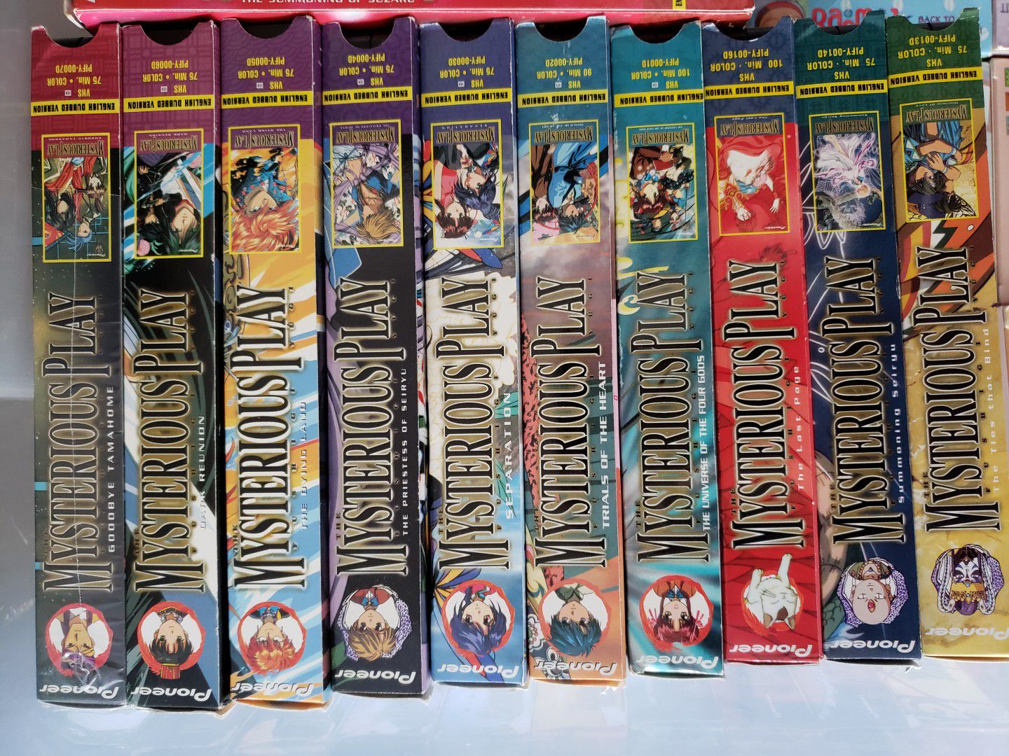 Japanese anime - Fushugii Yugi Mysterious Play 15 VHS tapes