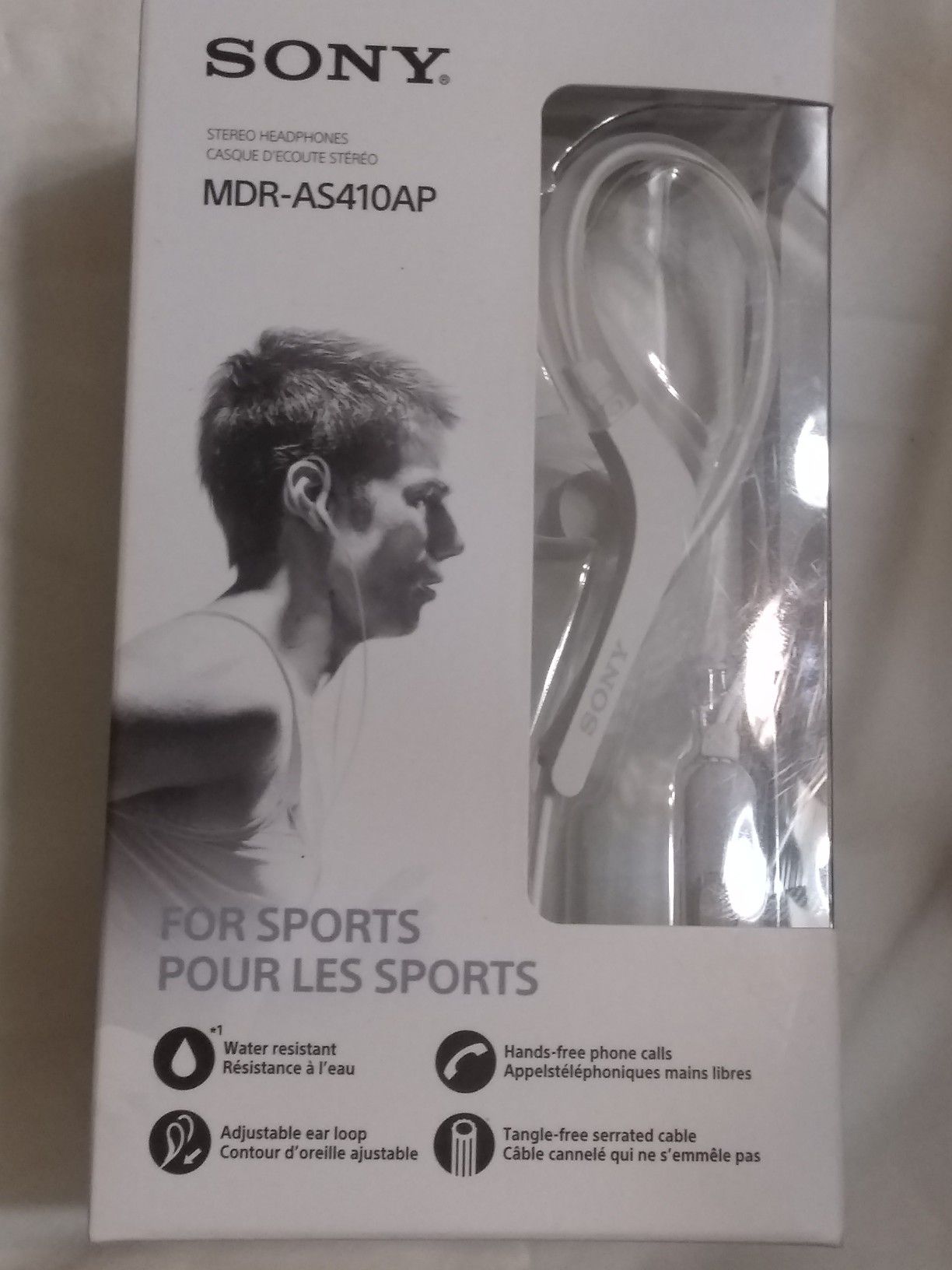 .Sony Sports Headphones AS410AP. Top Sony quality. BRAND NEW! PICK UP PLEASE! Thank you for looking 🌞