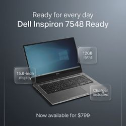 Dell Inspiron 7548 Laptop | Intel Core i7 | 12GB RAM | 1TB HDD | AMD Radeon 4GB