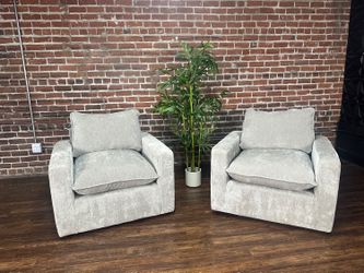 Delivery Available gray serene, swivel chairs, retail 600