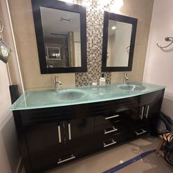 Dual Sink Bathroom Vanity