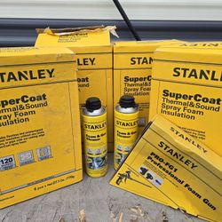 Stanley SuperCoat Spray Foam Insulation Kit 
