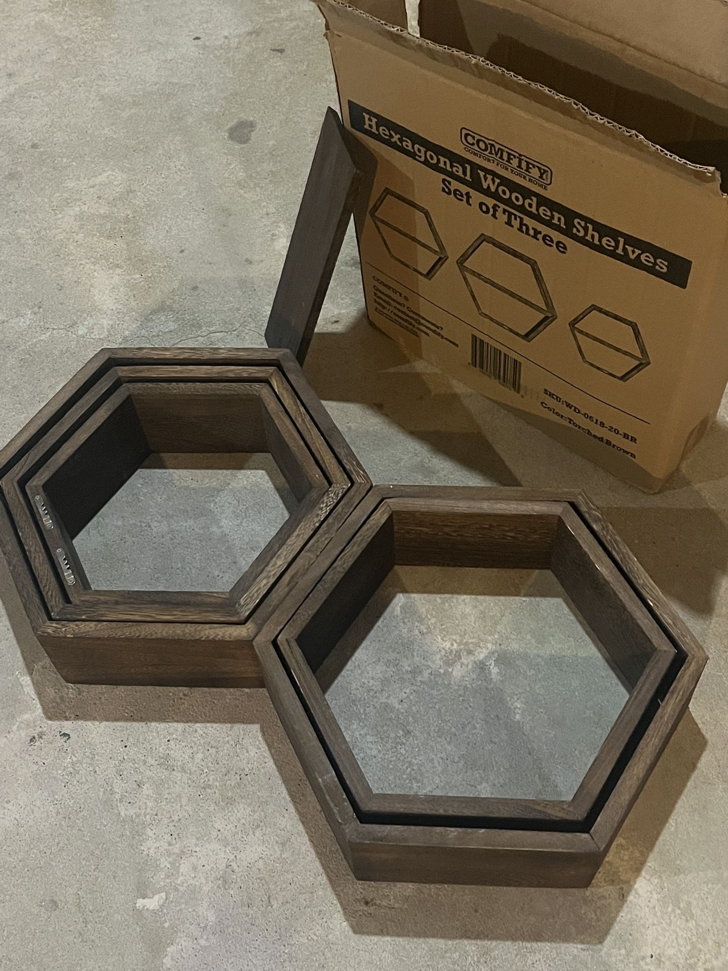 Hexagon Shelves