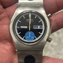 Seiko 6139-8021 Automatic Chronograph 'Blue Eye' 1977/N