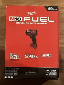 Milwaukee M18 Fuel 3/8” Mid-Torque Impact Wrench w/ Friction Ring