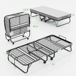 Twin Size Folding Bed Frame