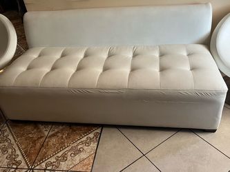 White sofas