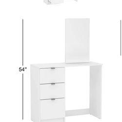Vanity Table With Mirror