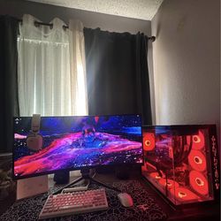 Complete Gaming PC Bundle - EVGA RTX 3070, EK-Watercooled, Ultrawide Curved Monitor + Peripherals