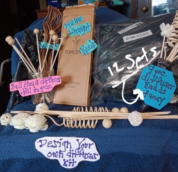 FIRST $15 TAKES ALL...MUST GO...Diffuser Items Design Your Own 