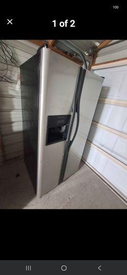 Stainless steel fridge  no icemaker