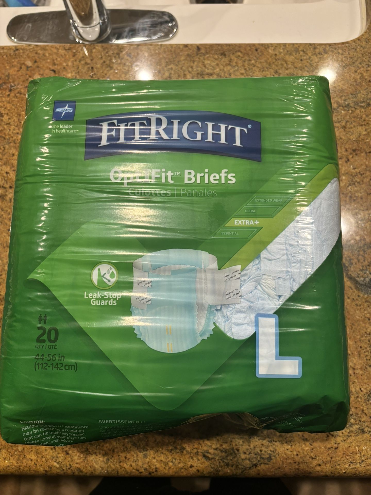 Adult FitRight Optifit Briefs (L)