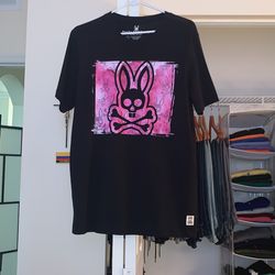 Psycho Bunny Black & Pink Shirt 