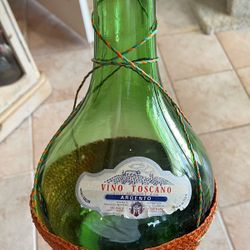 Vintage Toscano Vino Wine Bottle 