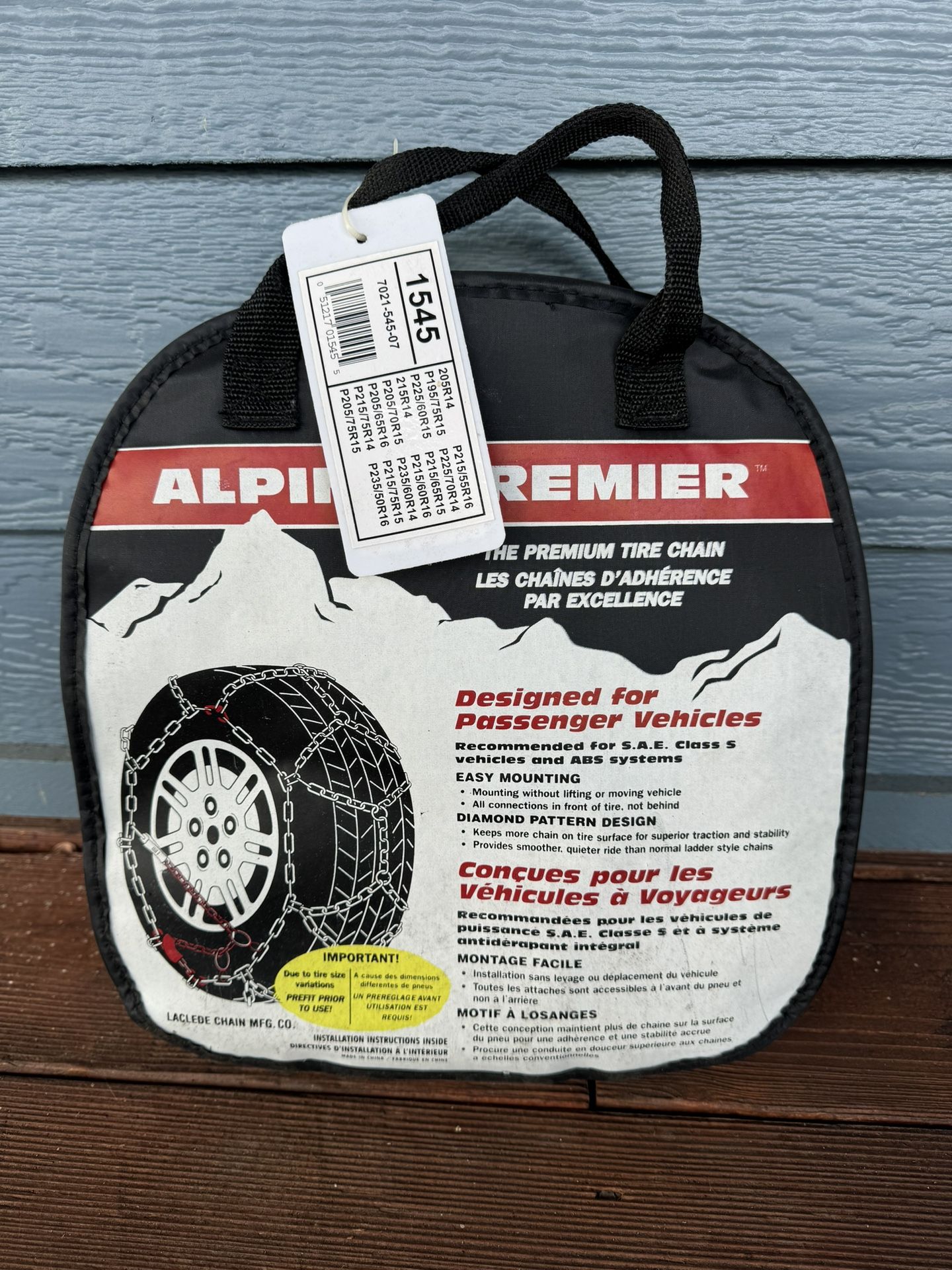 LaClede 1545 Alpine Premier Tire Chains
