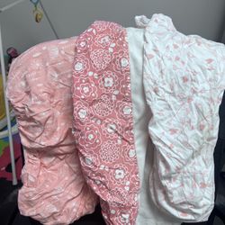 Baby Girl Bassinet Sheets 