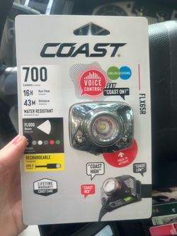 Voice activated rechargeable 700 lumen headlamp