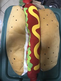 Hot Dog Halloween Costume for dogs Size- M