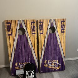 LSU Corn Hole Boards 