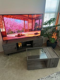 Tv stand and coffee table
