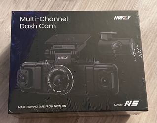 Multi-Channel Dash Cam with Night Vision (New)