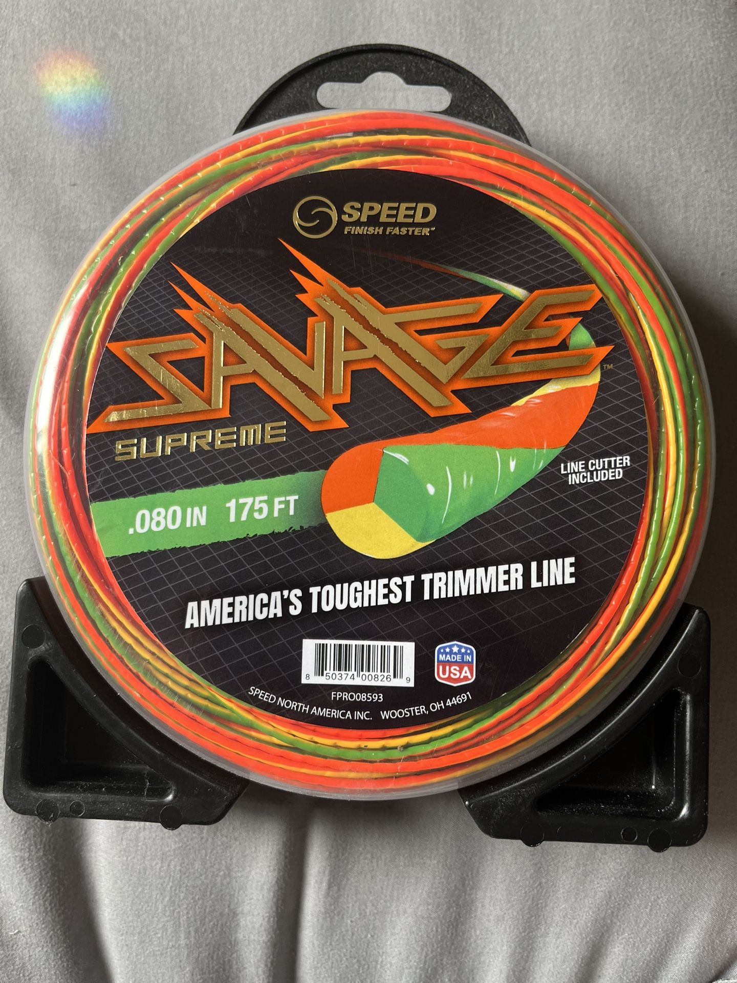 SPEED Savage Supreme 0.080" x 175' Spooled Trimmer Line FPRO08593