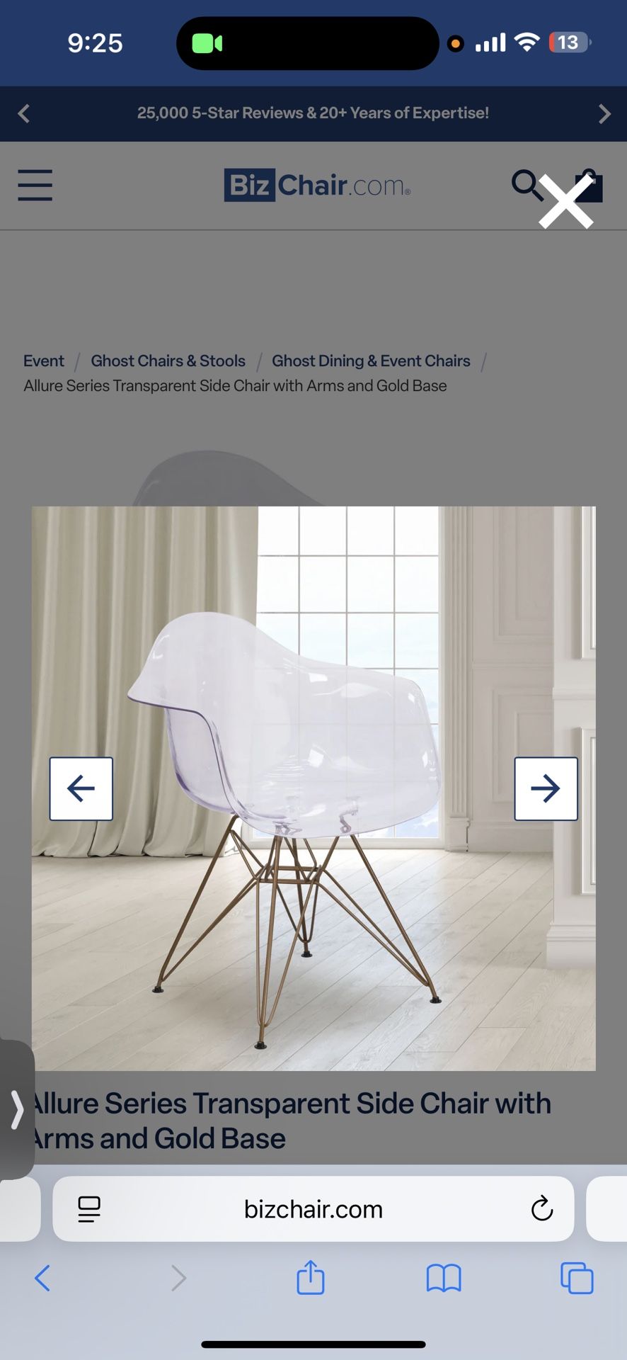 Clear Decor Chair