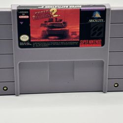 Super Nintendo Battletank 2 SNES Video Game 