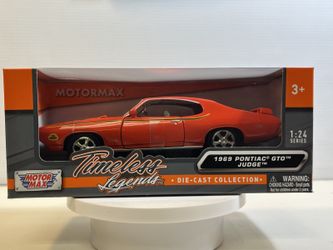1969 Pontiac GTO Judge Diecast Model Car 1/24 Scale New In the Box By Motormax