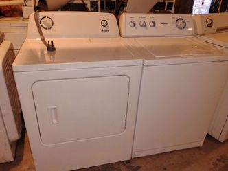 Amana washer and electric dryer set