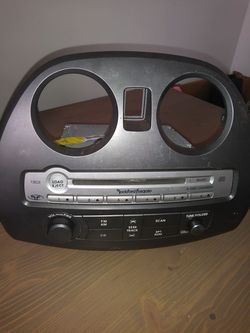 2006_2012 Mitsubishi eclipse radio /6disc control panel face plate only _oem
