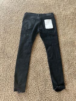 Purple jeans