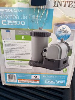 Intex Krystal Clear C2500 Pool Filter Pump