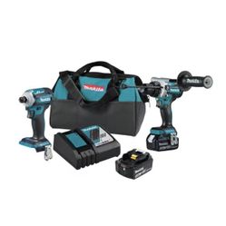 18v LXT Lithium-Ion Brushless Cordless Combo Kit 5.0 Ah (2-Piece)