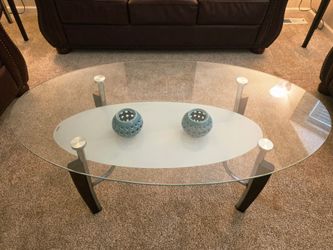 Glass tables & Lamps