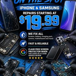 iPhone & Samsung New Screen