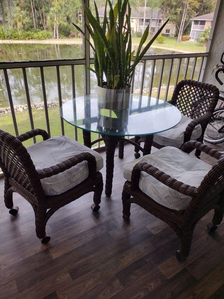 Outdoor Brown Wicker Furniture