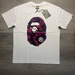 Bape T-shirt ⚪️🟣