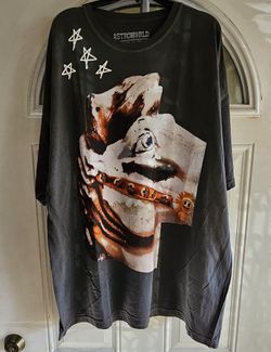 Travis Scott Astroworld Horse Head Tee Washed Black