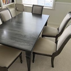 Ethan Ellen wood dining table