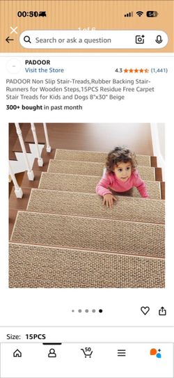 Non slip stair treads