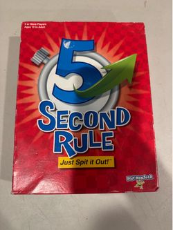 5 second rule game