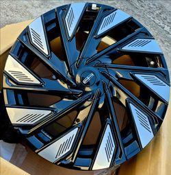 2027 LINCOLN NAUTILUS RIMS BLACK LABEL OEM  BRAND NEW.......( 22" INCH )