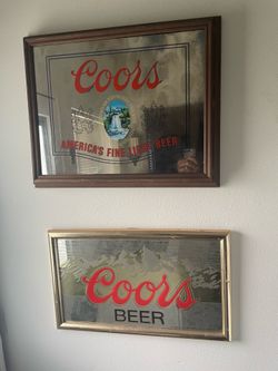 Vintage Coors Light Mirrors