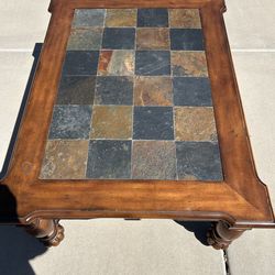 Slate Top Coffee Table
